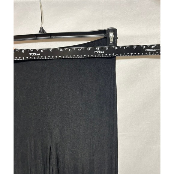 Chicos Travelers Women 1 Regular Black Stretchy‎ Straight Leg Pants Size 1 - Picture 2 of 7
